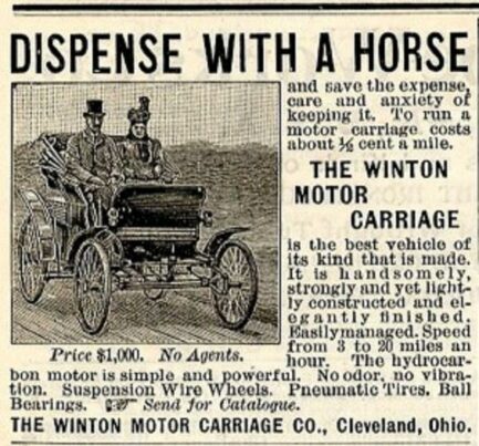 Winton automobile advertisement