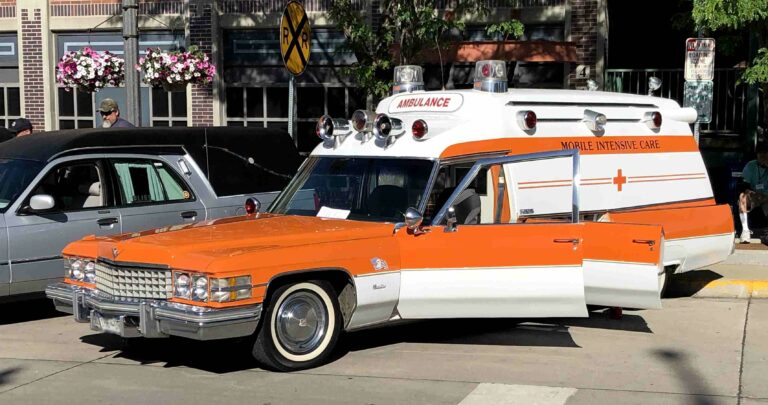 1974 Cadillac Miller Meteor ambulance