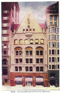 Herald Building in Chicago, where Archie Andrews got his start