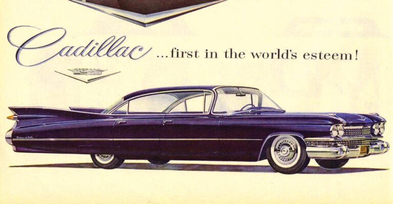 1959 Cadillac Sedan deVille Life Magazine advertisement
