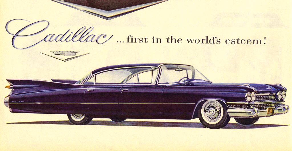 1959 Cadillac Sedan deVille advertisement