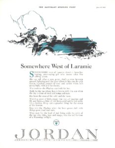 "Somewhere West of Laramie"