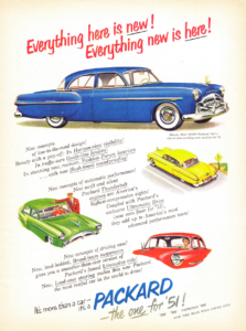 Advertisement for the 1951 Packard