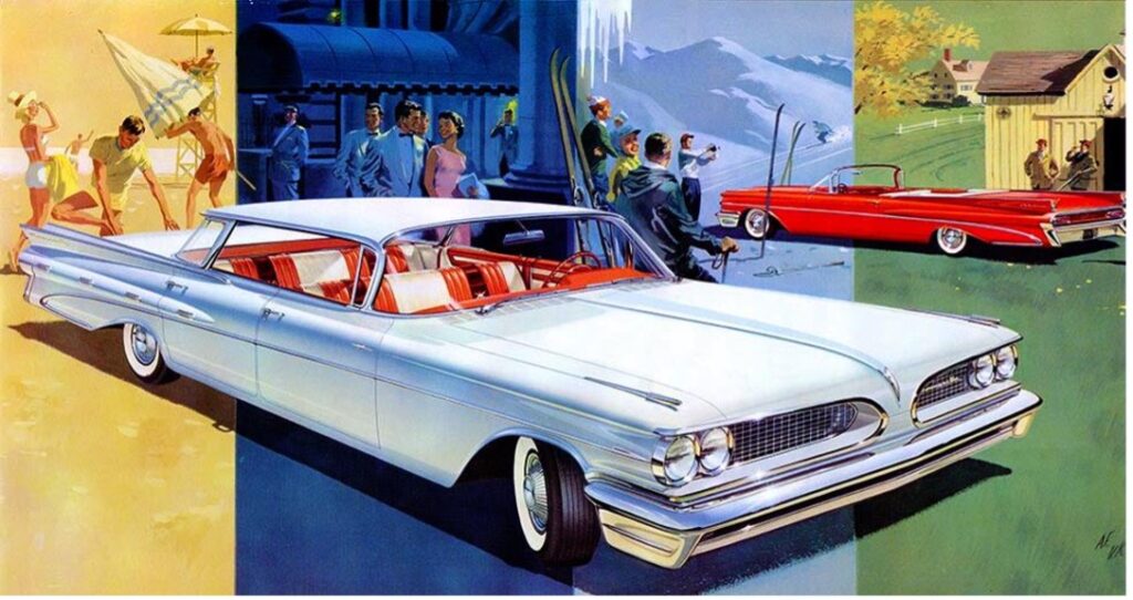 1959 Pontiac Bonneville Vista four door hardtop