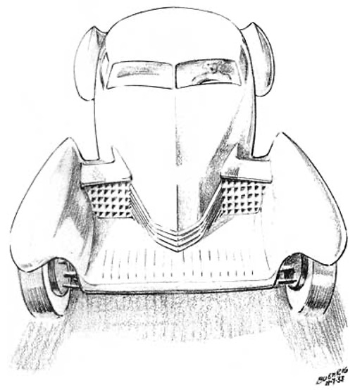 Gordon Buehrig GM contest sketch