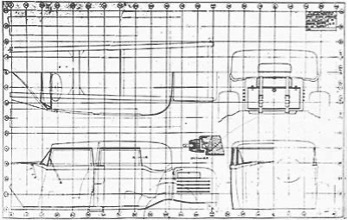 Body draft for 1930 Duesenberg Beverly