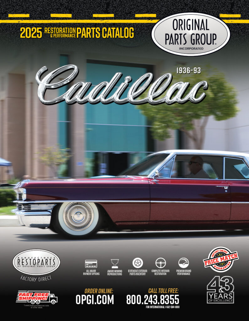 Original Parts Group Cadillac catalog