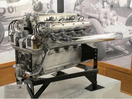 Miller V-8 engine at the Speedway Motors Museum of American Speed, Lincoln, Nebraska
